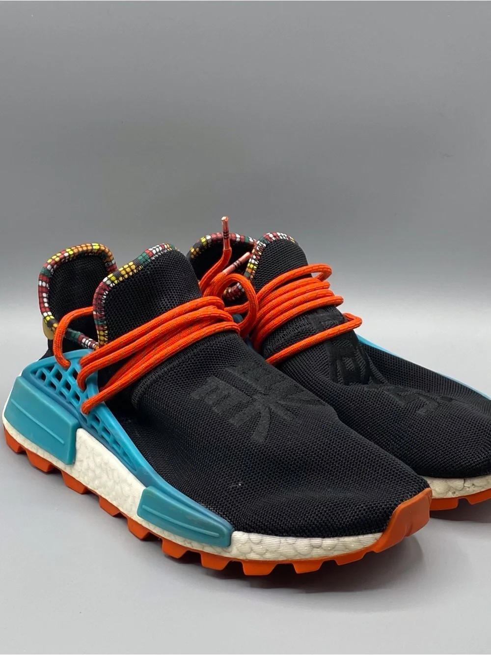 Adidas NMD HU Pharrell Inspired Pack Black Men’s Williams Orange